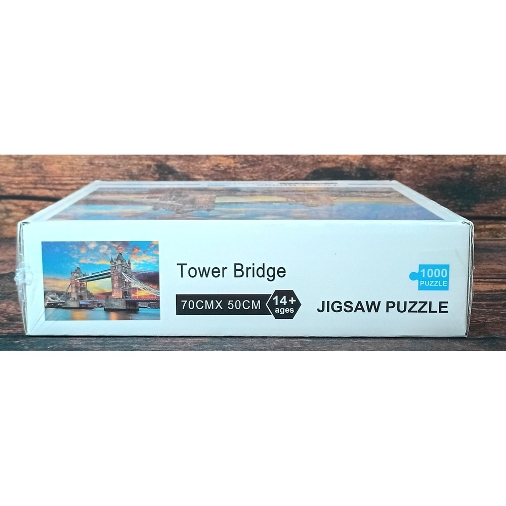 Tower Bridge London 1000‎ Piece Jigsaw Puzzle Sunset Scene AA168-11 New Sealed - Picture 3 of 6